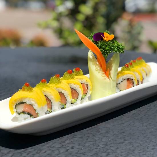 Order Mango Mango Roll food online from Loveboat Sushi Bar store, San Marcos on bringmethat.com