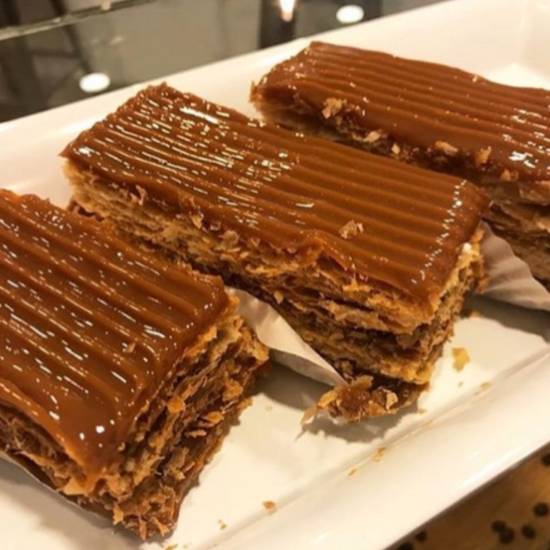 Order Dulce de Leche Milhoja food online from Moises Bakery store, Miami on bringmethat.com