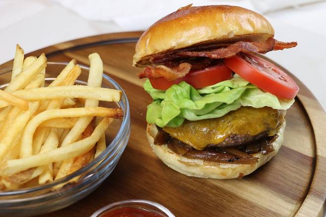 Order HICKORY BACON BURGER food online from Sullivan's store, Omaha on bringmethat.com