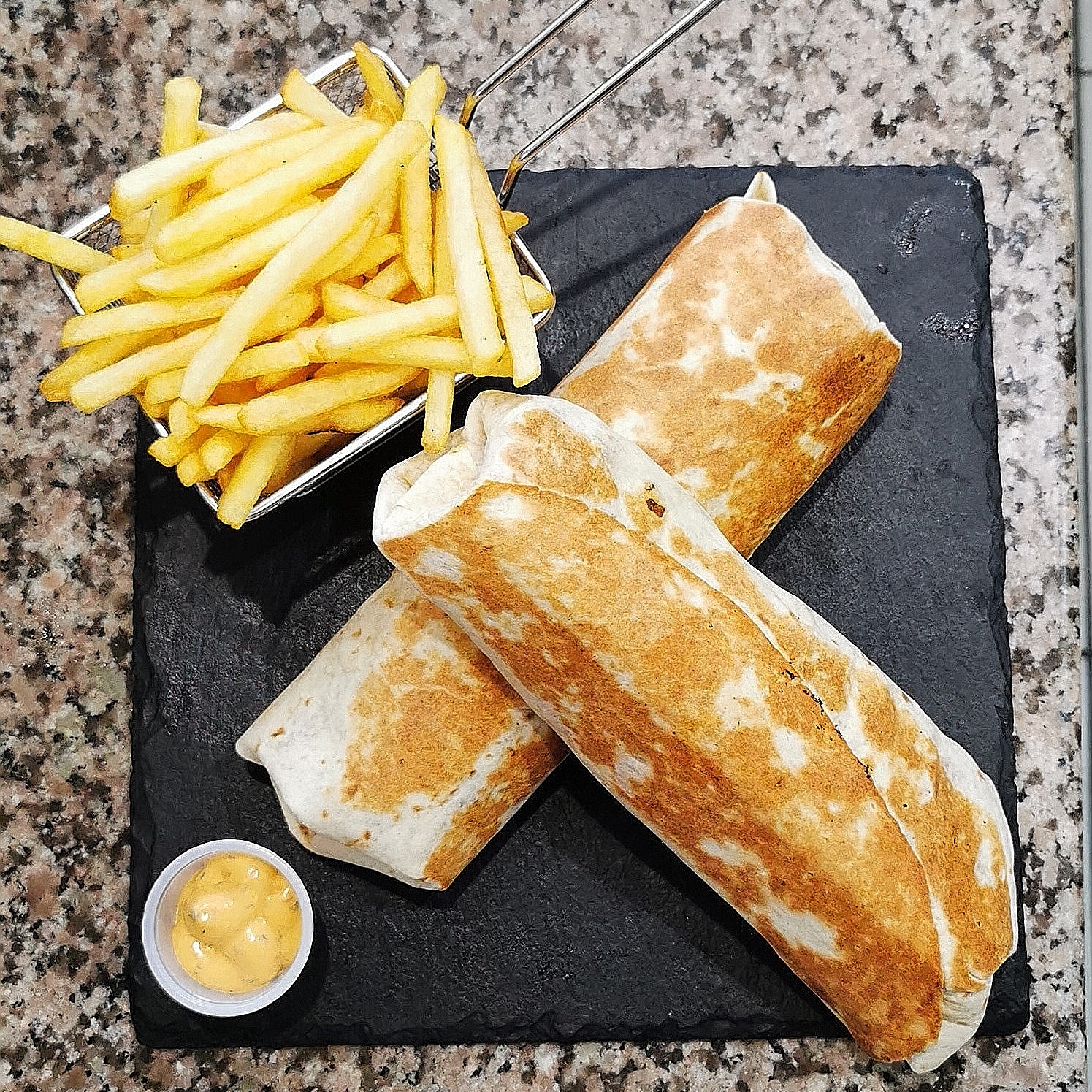 Menu shawarma escalope