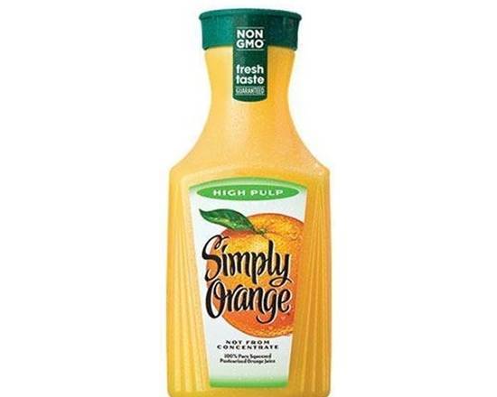 Order Simply Orange Juice (High Pulp) 52oz food online from Fresko Market store, Miami on bringmethat.com