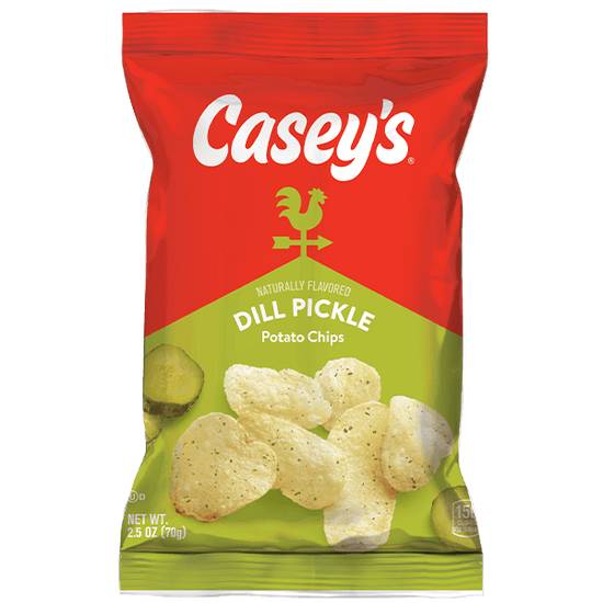 Order Casey's Dill Pickle Chips 2.5oz food online from Casey store, Elkhart on bringmethat.com