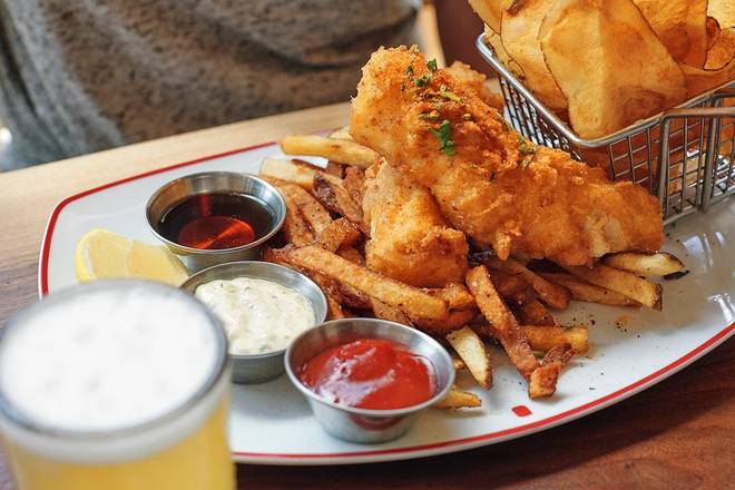 Order Fish & Chips food online from Founding Farmers DC store, Washington on bringmethat.com