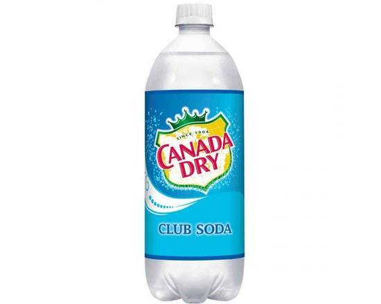 Order Canada Dry Club Soda 1 Liter food online from Fresko Market store, Miami on bringmethat.com
