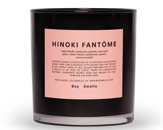 Order Boy Smells Candle Hinoki Fantome food online from Fred Segal store, Malibu on bringmethat.com