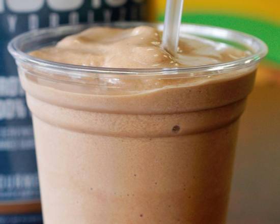 Order 16 oz Ice Cappuccino Mocha Protein Smoothie food online from All Day Power Breakfast store, Doral on bringmethat.com