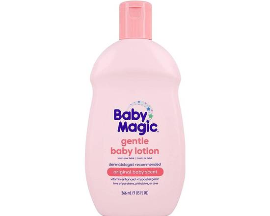 Order Baby Magic Gentle Baby Lotion Vitamins & Aloe, Original Baby Scent food online from Turbo Merce store, Alpharetta on bringmethat.com