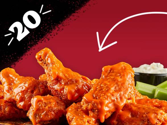 Order 20 Piece Bone-In Wings food online from Primanti Bros store, State College on bringmethat.com