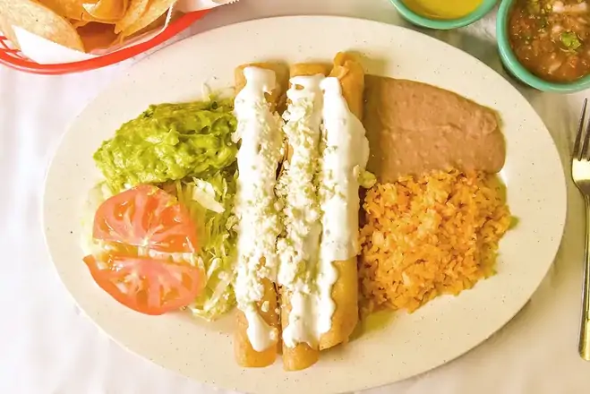 Order #3. Flautas food online from Taqueria Puro Jalisco store, Pasadena on bringmethat.com