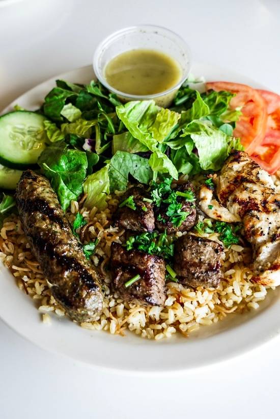 Order Aladdin Favorite Combo food online from Aladdin's Eatery store, Pittsburgh on bringmethat.com