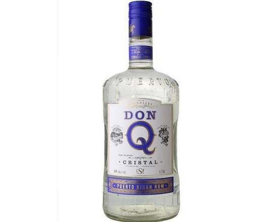 Order Don Q Cristal, 1.75L rum (40.0% ABV) food online from Woodbury Wine & Spirits store, ORLANDO on bringmethat.com