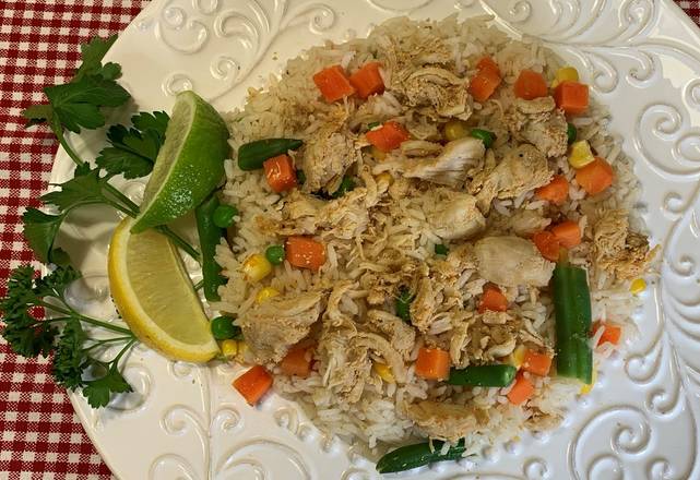 Order Chicken Fried Rice Oniy food online from Crispy Chicken & Rice store, Garland on bringmethat.com