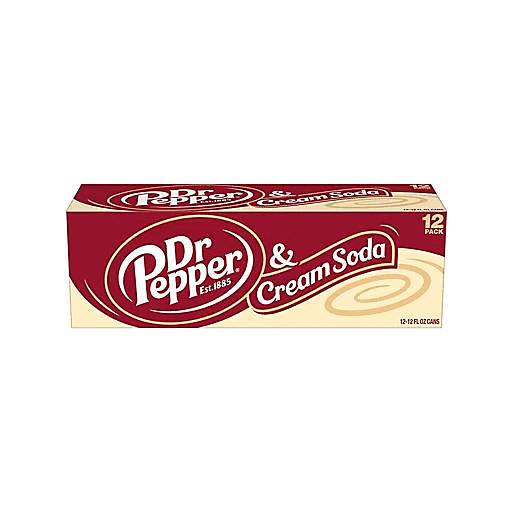Order Dr Pepper & Cream Soda (12PK 12 OZ) 133548 food online from Bevmo! store, Albany on bringmethat.com