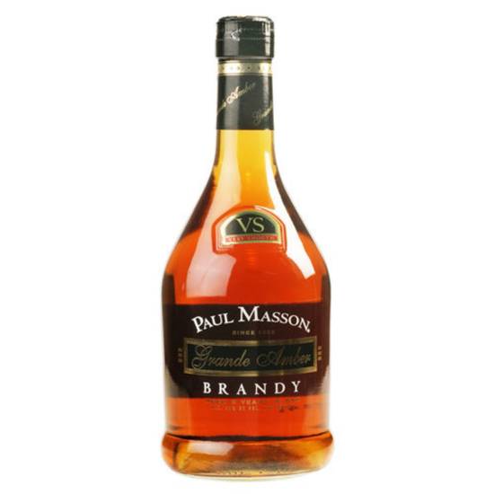 Order Paul Masson Grande Amber Brandy 750ml 40% food online from Princess Liquors store, Port Saint Lucie on bringmethat.com