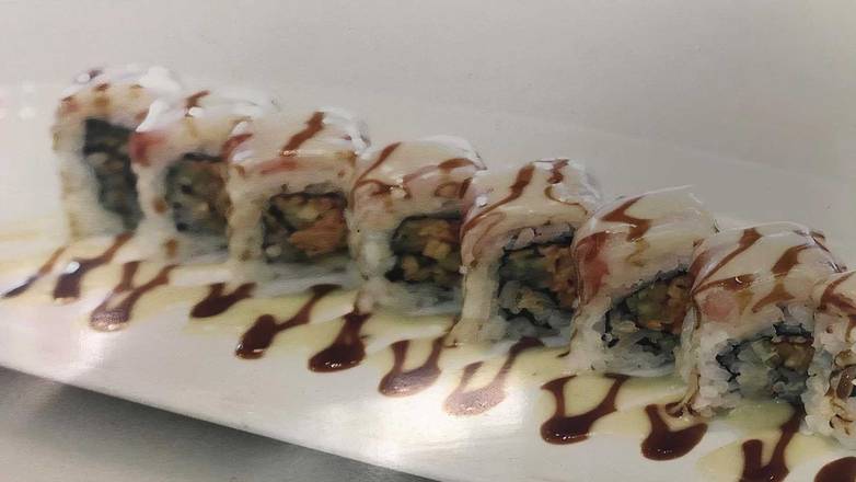 Order Candy Cane Roll food online from Sushi Go store, Plano on bringmethat.com