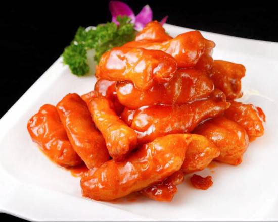 Order 糖醋里脊 Sweet & Sour Pork Tenderloin food online from Min Chef store, Tustin on bringmethat.com