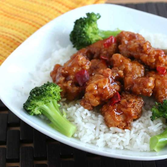 Order C19. General Tso's Chicken food online from Excel Chinese Restaurant store, South Chesterfield on bringmethat.com