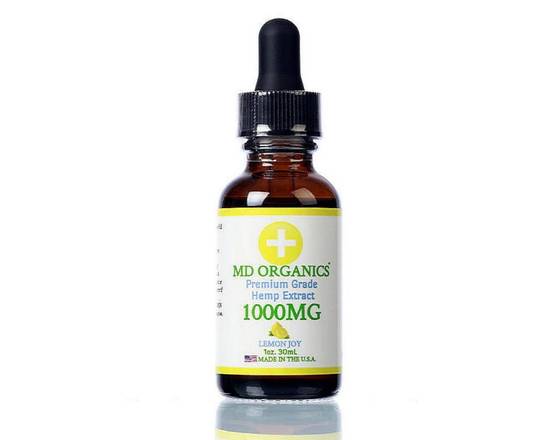 Order 1000mg MD Organics Premium Grade Lemon Tincture Oil food online from Md Organics store, Boca Raton on bringmethat.com