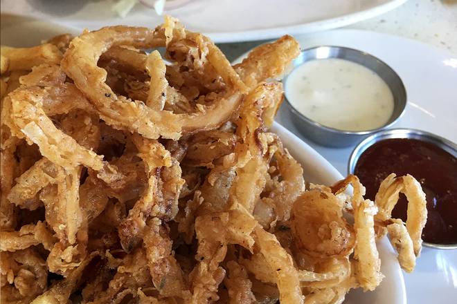 Order Fried Onion Strings food online from The Counter store, Santa Monica on bringmethat.com