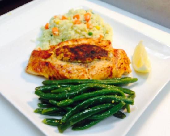 Order Stuffed Salmon (Broiled) food online from Maryland's Fresh Seafood store, Upper Marlboro on bringmethat.com