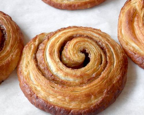 Order Cinnamon Roll Croissant - 6 in a Box food online from Lb Cake Stop store, Baldwin Park on bringmethat.com
