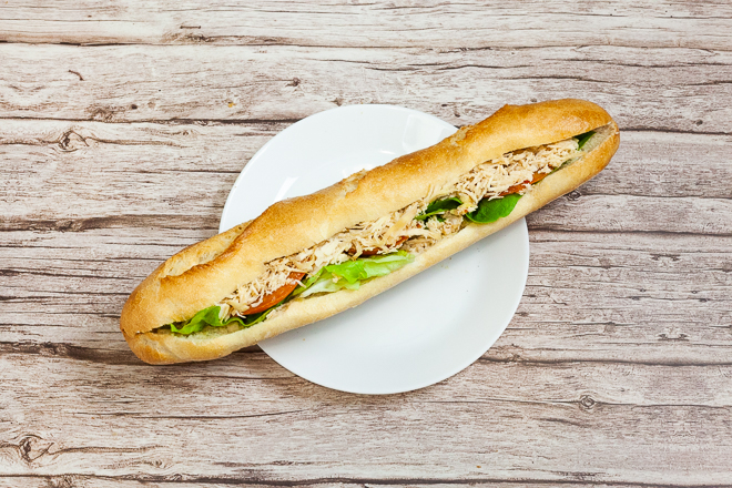 Poulet au Crudités🥖🍗