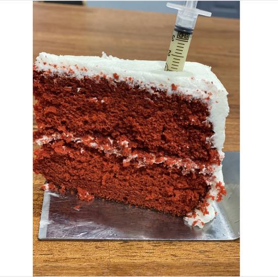 Order Red Velvet Cake food online from Monster Cookies store, Miami on bringmethat.com