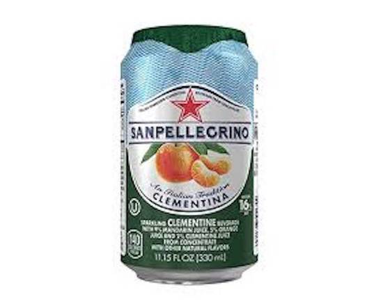 Order San Pellegrino Clementine 12oz food online from George's Market store, San Francisco on bringmethat.com