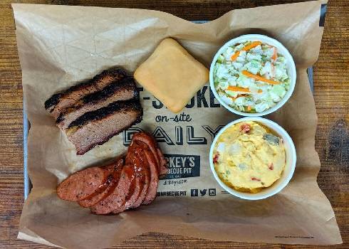 Order Old School Plate food online from Dickey Barbecue Pit store, Orlando on bringmethat.com