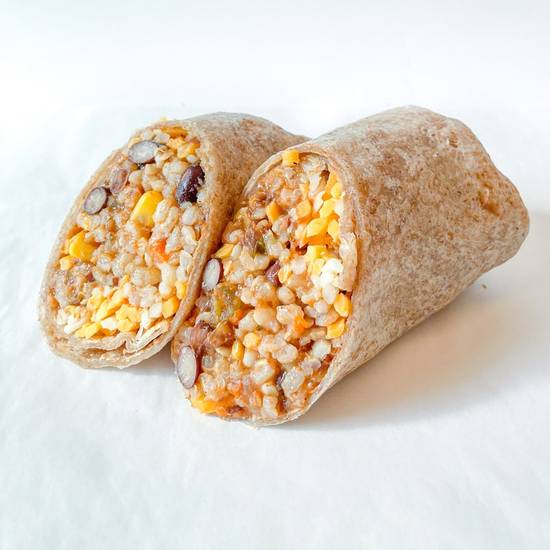 Order Bean Rice Cheese Burrito food online from Down To Earth Organic &Amp; Natural store, Aiea on bringmethat.com
