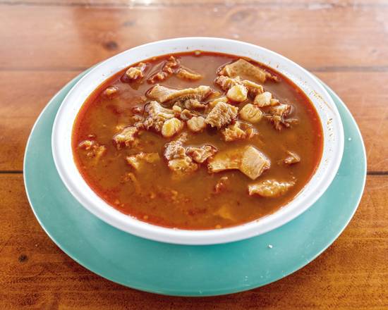 Order menudo med. (16oz) food online from El Taco De Jalisco store, San Antonio on bringmethat.com