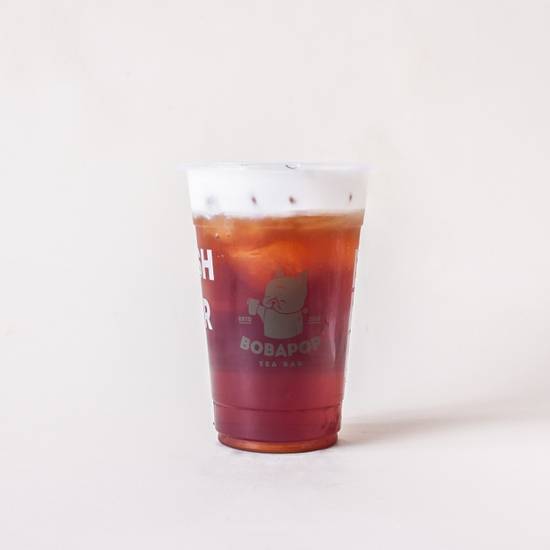 Order Roasted Oolong Foam Tea food online from BoBaPoP Tea Bar store, Falls Church on bringmethat.com