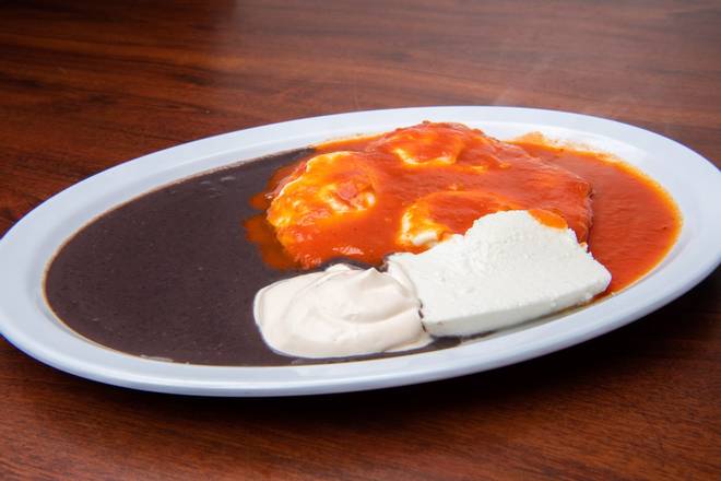 Order Huevos Rancheros food online from El Tipico Quetzal Cafeteria store, West Palm Beach on bringmethat.com