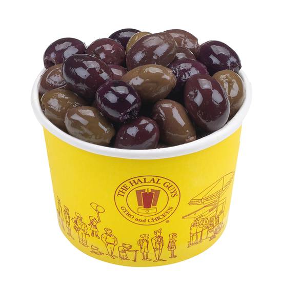 Order Side of Olives food online from The Halal Guys store, Santa Clara on bringmethat.com