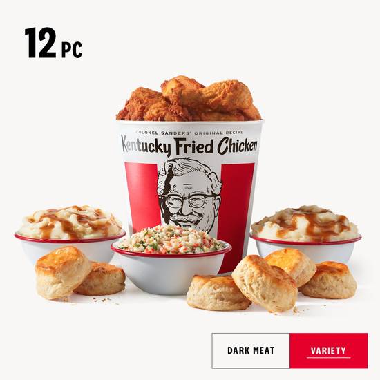 Order 12 pc. Family Bucket Meal food online from KFC store, Pascagoula on bringmethat.com