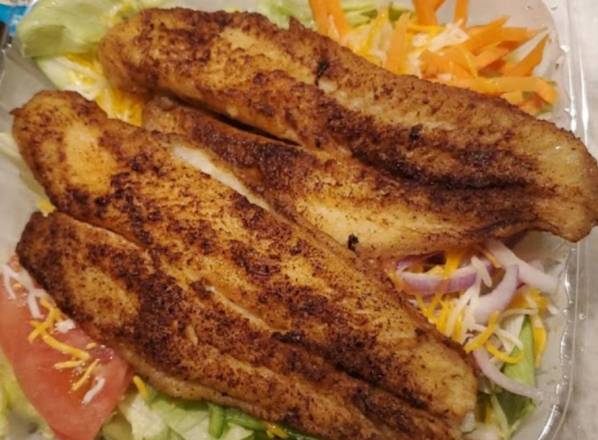 Order Grilled Catfish-2 PCs food online from Sharks Seafood & More store, Bowie on bringmethat.com