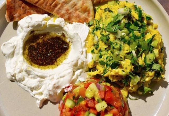 Order Herbed Eggs food online from Miriam Restaurant store, New York on bringmethat.com