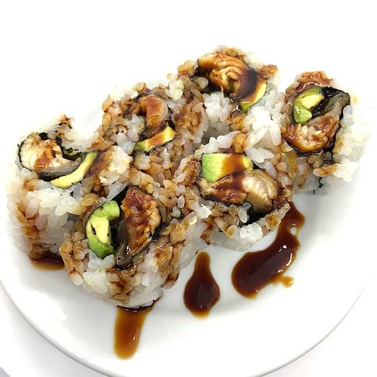 Order Eel Avocado Cut Roll food online from K-ZO Restaurant store, Culver City on bringmethat.com