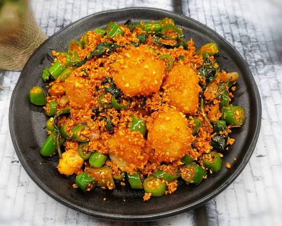 Order  避风塘干贝  Special Fried Garlic w/ Scallops️ food online from Fashion Wok store, Sunnyvale on bringmethat.com