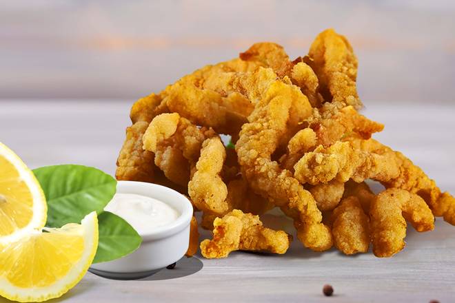 Order Clam Strips food online from Sam Gyro & Seafood store, Saint Petersburg on bringmethat.com