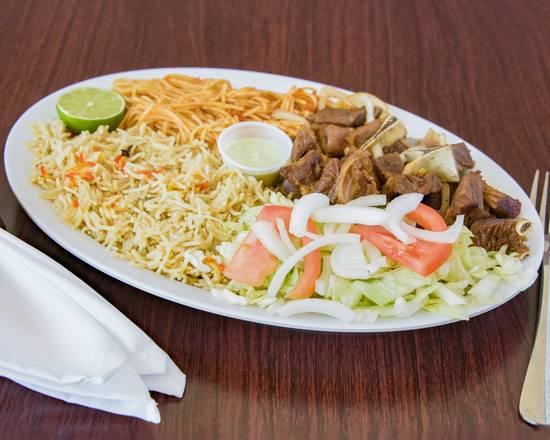 Order Federation-Goat food online from Aalami Restaurant store, San Diego on bringmethat.com