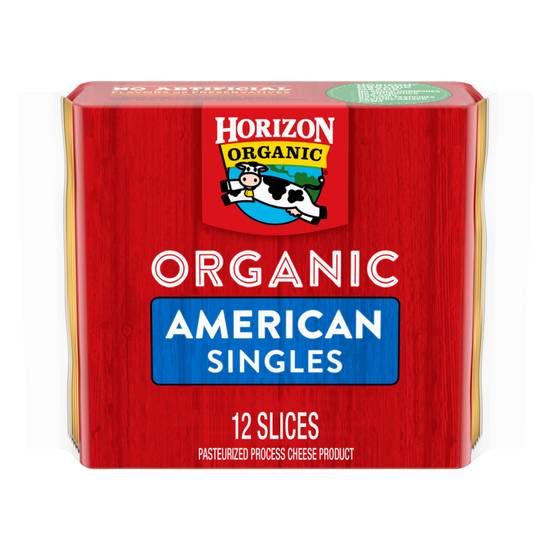 Order Horizon Organic American Cheese Singles 12 Slices 8oz food online from Everyday Needs by Gopuff store, Baton Rouge on bringmethat.com