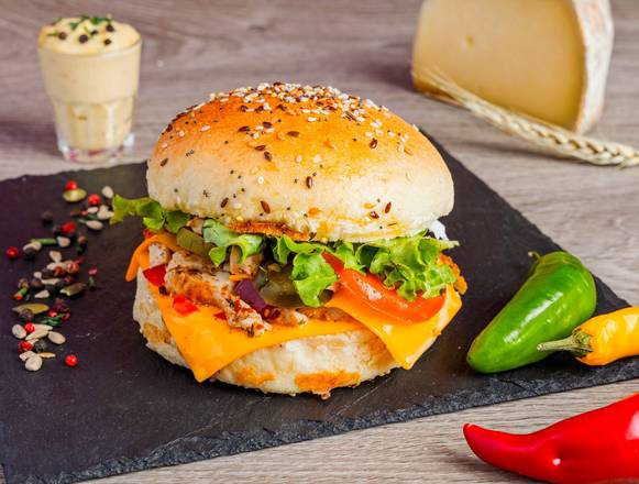 🌶🍗🍔 Burger Mexicain