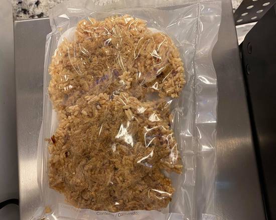 Order Shredded Pork Crispy Rice Bag - Com Chay Cha Bongs food online from Icream Yogurt & Crepes store, Falls Church on bringmethat.com