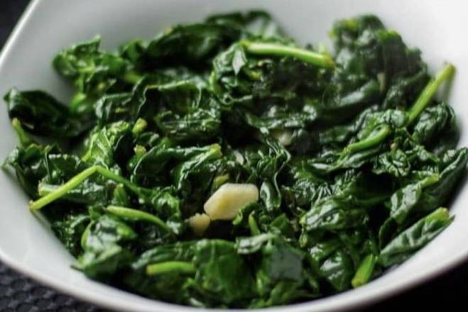 Order Stir Fried Spinach food online from Mulan Asian Bistro - Houston Levee store, Germantown on bringmethat.com