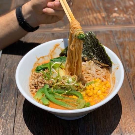 Order Red Curry Ramen food online from Ramen Lab Eatery store, Boca Raton on bringmethat.com