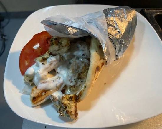 Order Souvlaki Wrap food online from Papous Kouzina store, Safety Harbor on bringmethat.com
