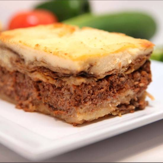 Order Mousaka food online from Zorba Café store, Washington on bringmethat.com