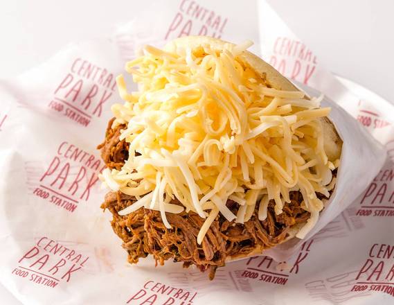 Order Arepa Pelua food online from Central Park Food Station store, Doral on bringmethat.com