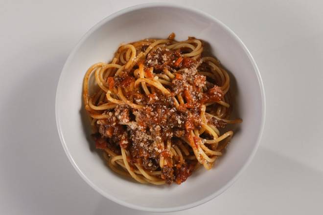 Order SPAGHETTI + BOLOGNESE SAUCE food online from Romano's Macaroni Grill - Carrollwood store, Tampa on bringmethat.com